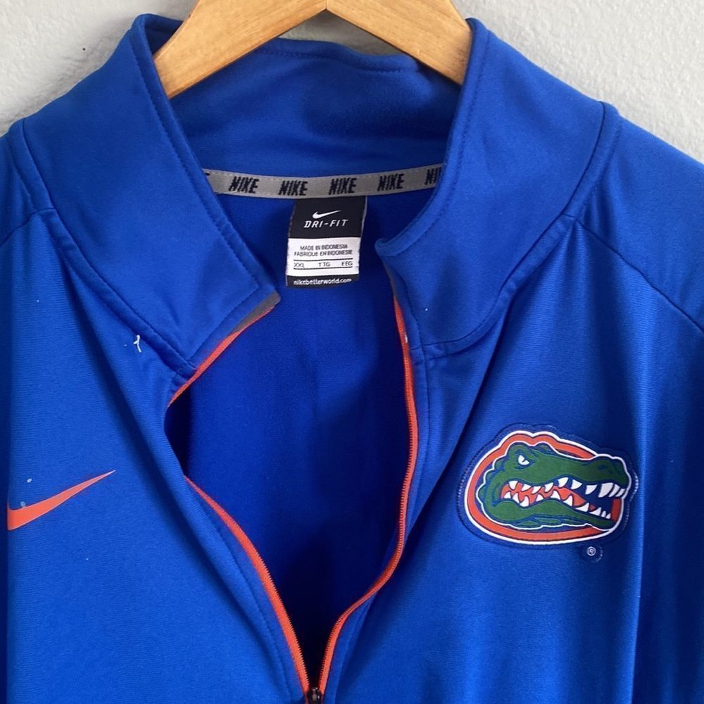Nike Dri-Fit Gator Blue Zip Up - Picture 7 of 7